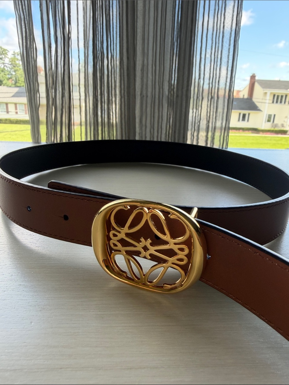 Reversible Women’s Loewe Belt - Picture 2 of 3